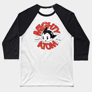 MIGHTY ATOM - Vintage Astro Boy Est. 1952 | Radial Design Baseball T-Shirt